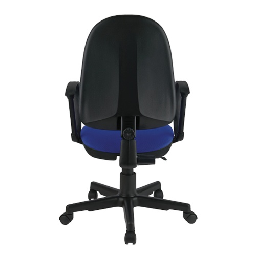 Кресло Престиж Helmi HL-M30 ткань синяя с черным 342086 "Дава"