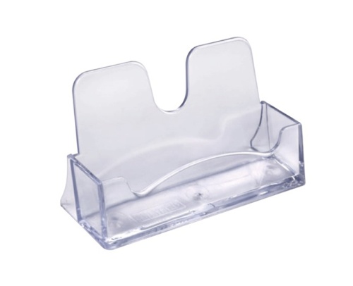 Подставка для визиток Стамм настольная 40*100мм, прозрачная ВТ01 "Дава"