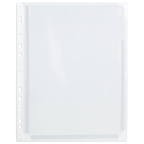 Файлы с перфорацией А4 Brauberg гладкие 1шт, 180мкм, до 200л "Дава"