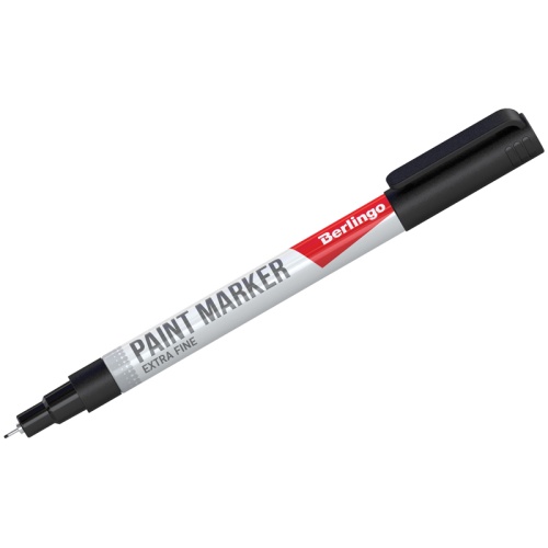 Маркер-краска Berlingo Uniline PA100 1мм черная нитро-основа BMk_02301 "Дава"