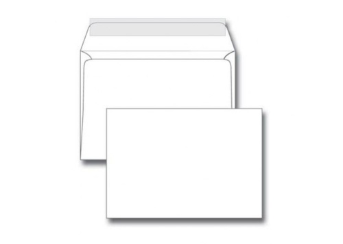 Конверт С5 белый с отрывной полосой (162х229) "Дава"