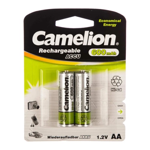 Аккумулятор R6(АА)  600 mAh Camelion пальч. "Дава"