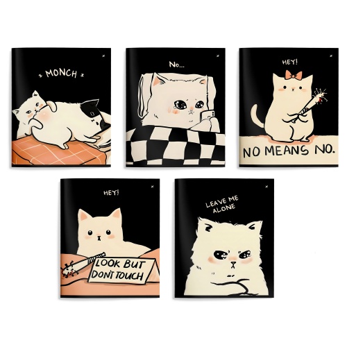 Тетрадь 48л/кл LOREX MOOD CAT LXCBCL-MC "Дава"