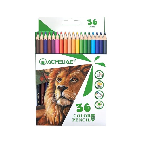 Цветные карандаши 36цв. ACMELIAE пластиковые PCP-036 "Дава"