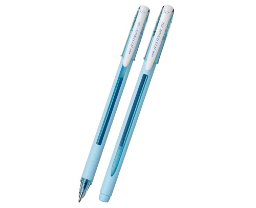 Ручка шариковая UNI JetStream 0,7 мм синяя, корпус бирюзовый SX-101-07FL  "Дава"