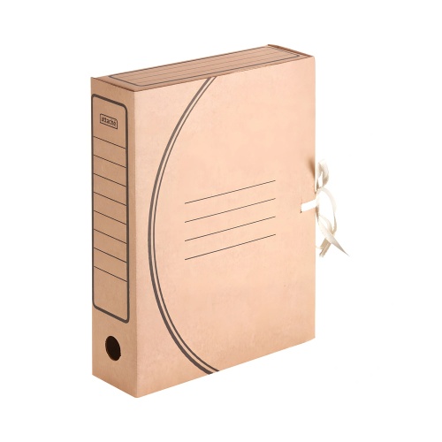 Короб архивный  75мм картон ATTACHE Economy с завязками до 750л. 809770 "Дава"