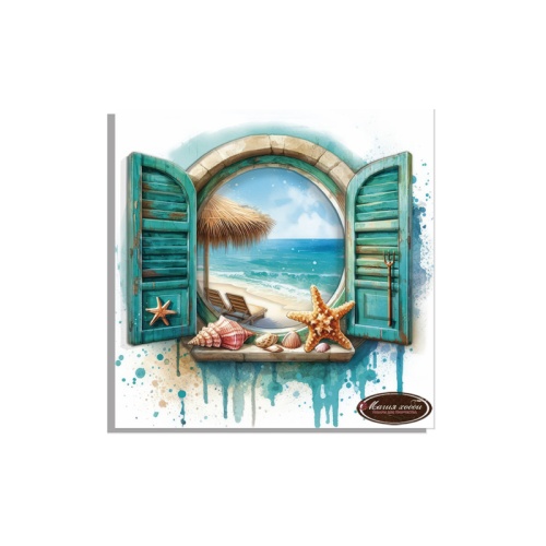 Набор для творчества Папертоль РТ150424 Окно. Утренний штиль "Дава"