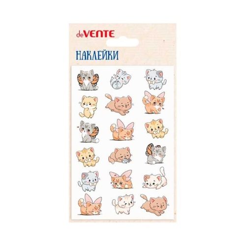 Наклейки объемные deVENTE Милые котята 10*15см 8002456 "Дава"