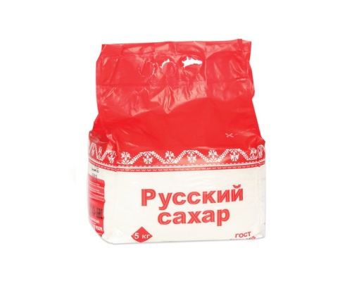 Сахар песок Русский 5 кг полиэтиленовая упаковка 621106 стар "Дава"