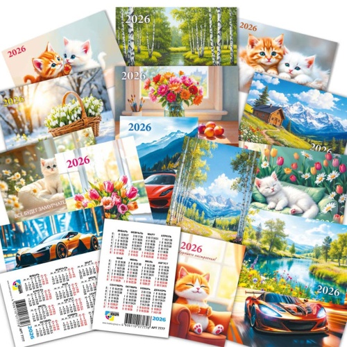 Календарь 2026 карманный  "Дава"