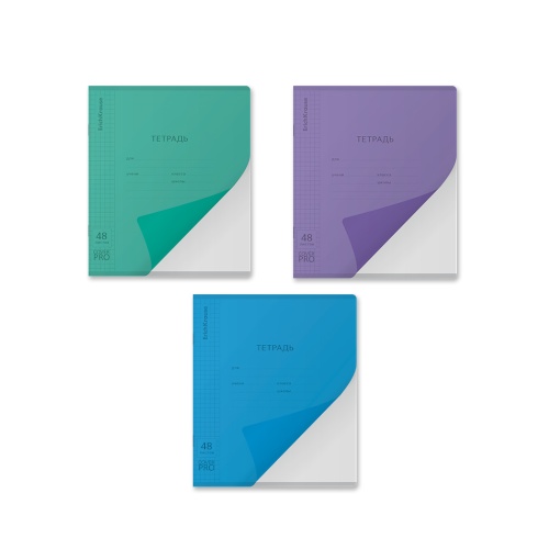 Тетрадь 48л/кл ErichKrause Классика CoverPrо Vivid fizzy,с пластиковой обложкой 63796 "Дава"