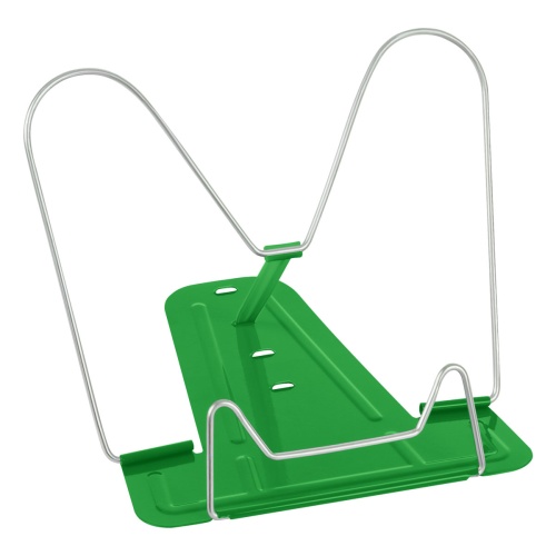 Подставка для книг СТАММ металлическая, зеленая ПКМ-31192 "Дава"