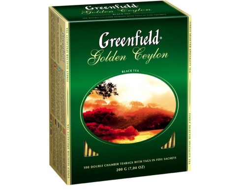 Чай Greenfield Золотой Цейлон/Golden Ceylon 100п "Дава"
