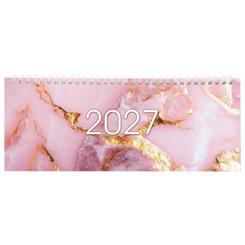 Планинг 2027 STAFF Мрамор 285*112мм 64л 118705 "Дава"