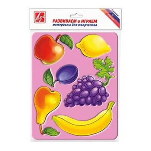 Трафарет-раскраска Фрукты 9С 451-08 "Дава"
