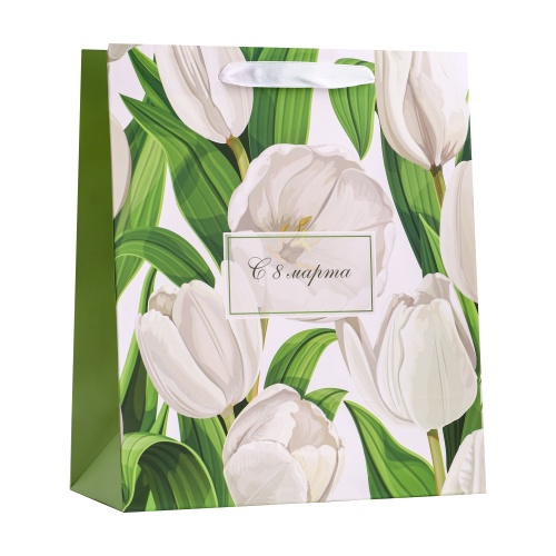 Пакет подарочный 23*27*11,5см С 8 Марта 10688588 "Дава"