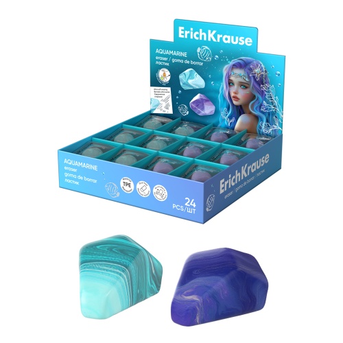 Ластик ErichKrause Aquamarine 65590 "Дава"