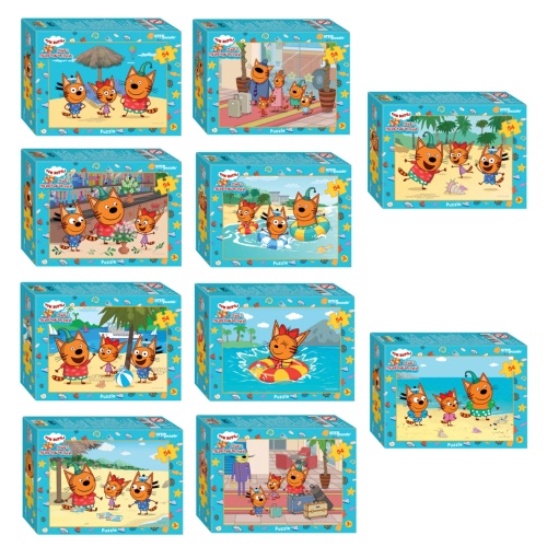 Пазл   54 эл. Лицензионные сюжеты ТРИ КОТА 665829 "Дава"