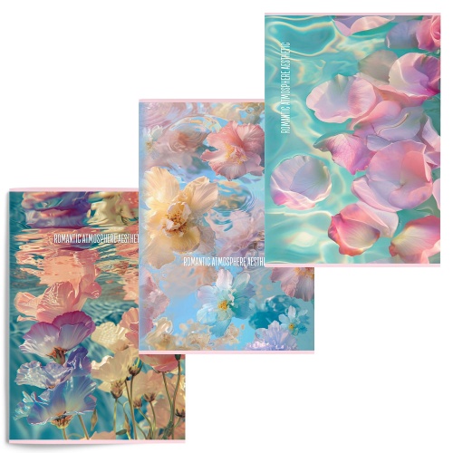 Тетрадь 96л/А4 Schoolformat ЦВЕТЫ НА ВОДЕ ТОСК96А4-ЦНВ "Дава"