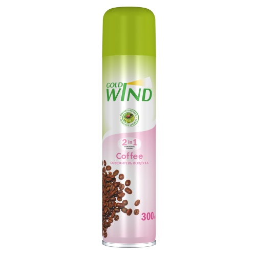 Освежитель воздуха Gold WIND Кофе 300мл ч/з "Дава"
