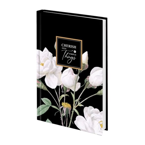 Ежедневник 2026 А5 STAFF Розы 145*215мм 117322 "Дава"