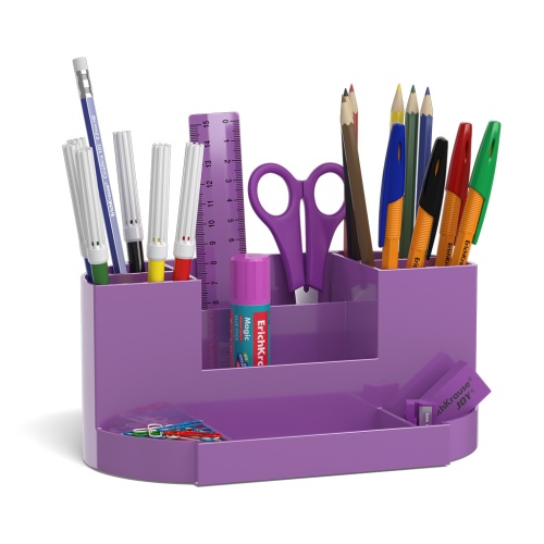 Набор канцелярский 23 предмета ErichKrause Виктория, Карамель, фиолетовый 55662 "Дава"