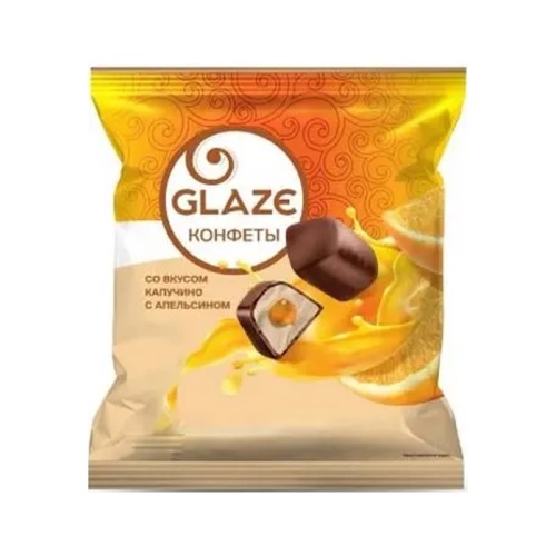 Конфеты Глэйс, со вкусом капучино с апельсином 500г "Дава"
