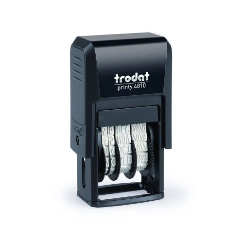 Штамп датер 4810 Trodat IDEAL 3,8мм Буквенный "Дава"