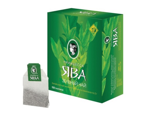 Чай Принцесса ЯВА зеленый 100п*2г "Дава"