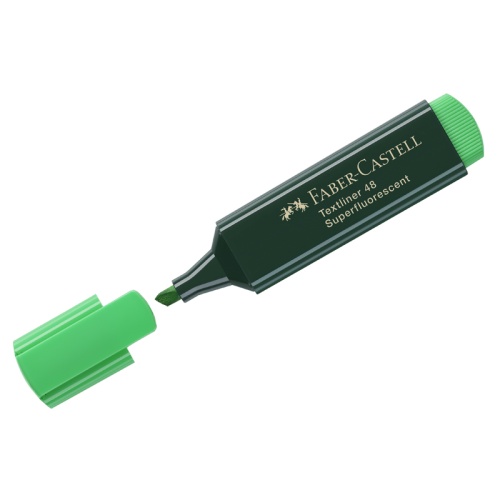 Текстмаркер Faber-Castell 48 1-5мм зеленый 154863 "Дава"