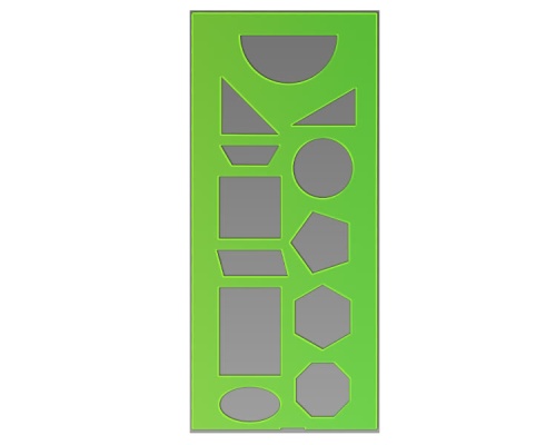 Линейка-трафарет СТАММ ТТ11 "Дава"