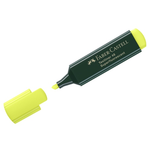 Текстмаркер Faber-Castell 48 1-5мм желтый 154807 "Дава"