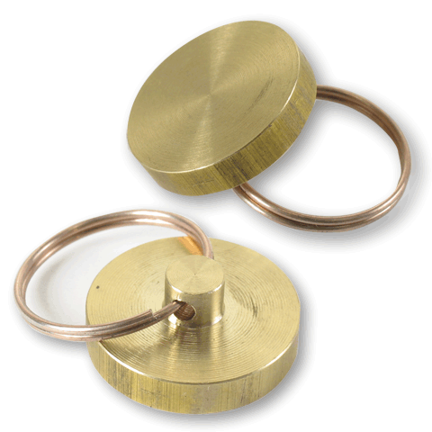 Пломбиратор для опечатывания диам.25 мм, латунь, без гравировки "Дава"