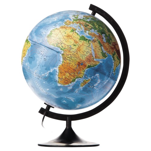 Глобус физический/политический Globen Классик, диаметр 320 мм, с подсветкой К013200101 "Дава"