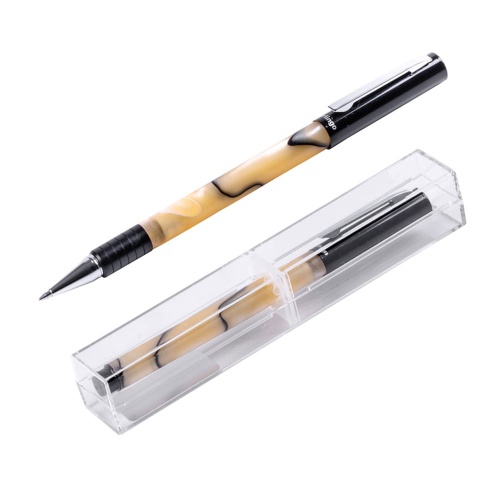 Ручка Berlingo бизнес шариковая Фантазия корпус бежевый акрил CPs_70503 "Дава"