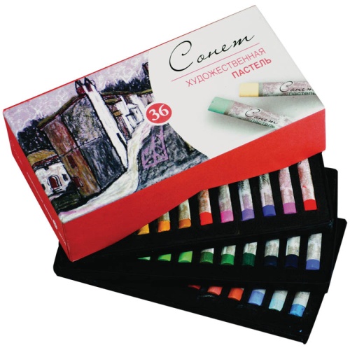 Пастель художественная Сонет 36цв. сухая 7141225 "Дава"