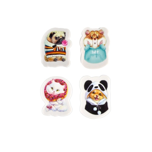 Ластик Феникс+ Милые животны, ассорти 63630 "Дава"