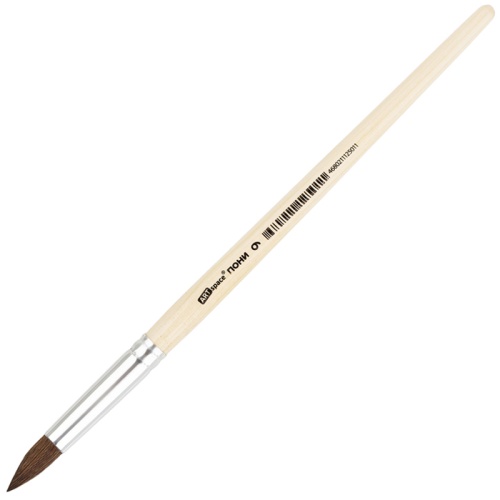 Кисть пони № 9 круглая ArtSpace РН9_14501 "Дава"