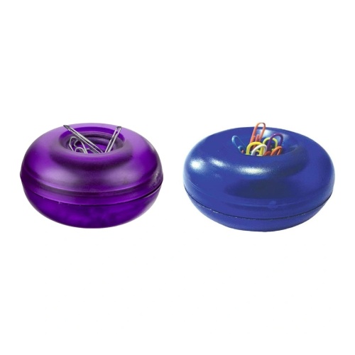 Диспенсер для скрепок магнитный 200104 цвет ассорти "Дава"