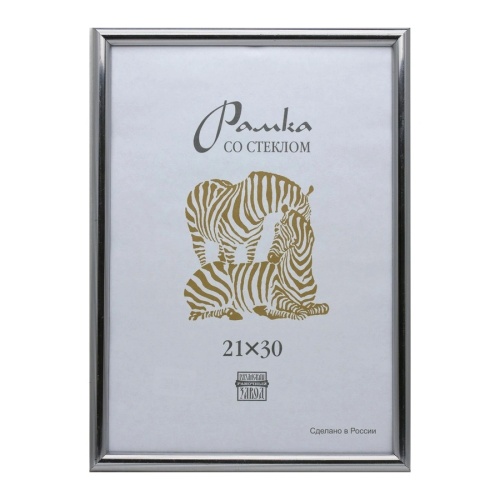 Фоторамка 21*30 пластик серебро 701498 "Дава"