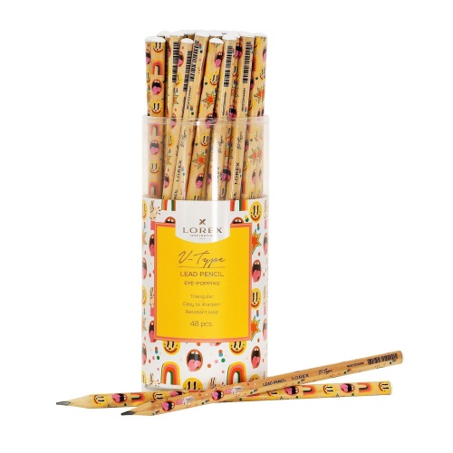 Карандаш LOREX V-TYPE Eye-popping HB LXLPVT-EP "Дава"