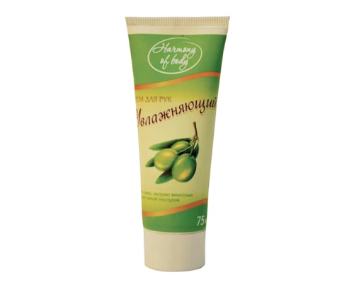 Крем для рук Harmony of body (Хармони оф боди)75 мл увлажняющий "Дава"