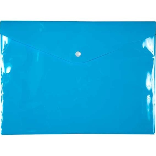 Папка-конверт на кнопке А4 deVENTE Pastel бирюзовая 3079324 "Дава"