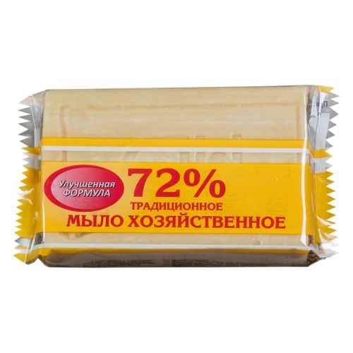 Мыло хозяйственное 200г 72% МЕРИДИАН Традиционное в флоу-пак "Дава"