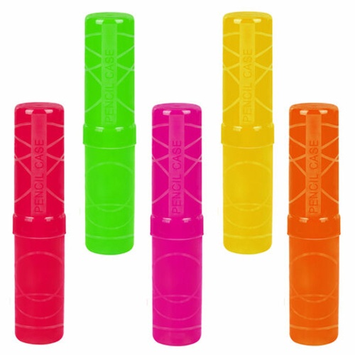 Пенал-тубус ПИФАГОР пластиковый, ассорти 271583 "Дава"