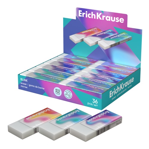 Ластик ErichKrause Мерцание 60765 "Дава"