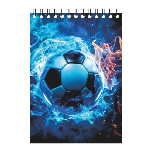 Блокнот А6/ 40л спираль Крутой футбол NB0306 "Дава"