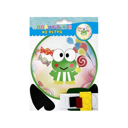 Набор для творчества Аппликация из фетра Лягушонок С2859-12 "Дава"
