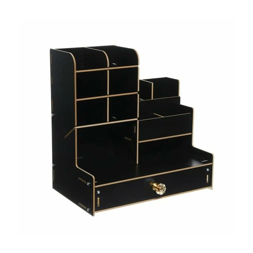 Подставка для канцелярских принадлежностей deVENTE Elrix 13отд. МДФ цв.черный 4102312 "Дава"