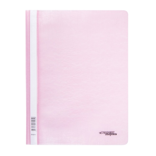 Папка-скоросшиватель с прозрачным листом Expert Complete Trend ICEbe 140/180 мкм лён 216257 клубника "Дава"